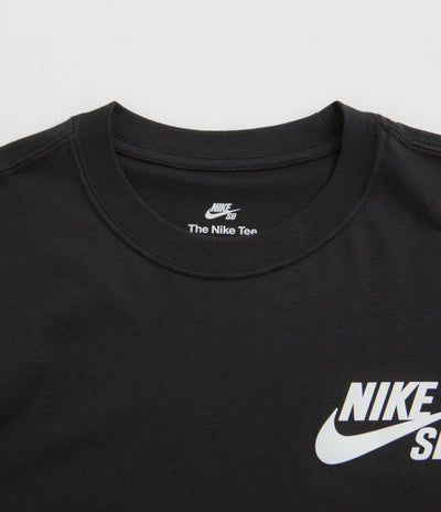Nike SB Logo T-Shirt - Black / Black / White