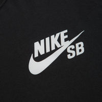 Nike SB Logo T-Shirt in Black and Black / White thumbnail