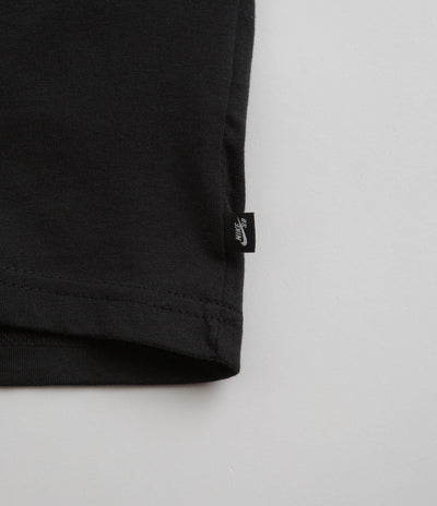 Nike SB Logo T-Shirt in Black and Black / White