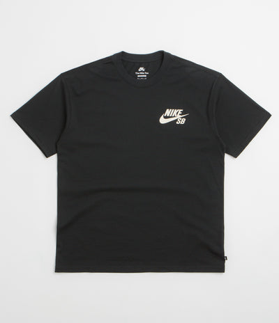 Nike SB Logo T-Shirt - Black / Coconut Milk