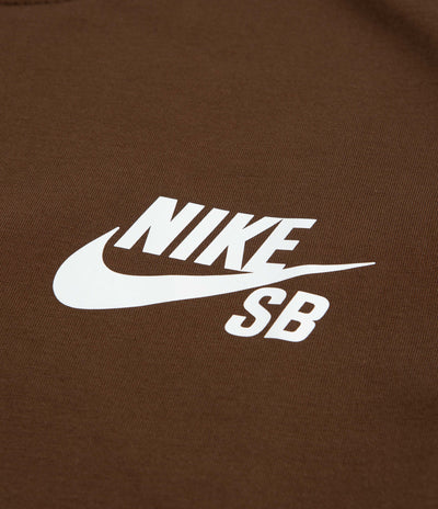 Nike SB Logo T-Shirt - Cacao Wow / White