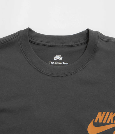 Nike SB Logo T-Shirt in Dark Smoke Grey