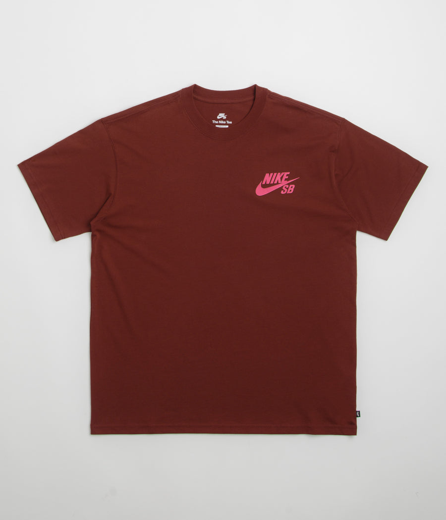 Nike SB Logo T-Shirt in Dark Team Red