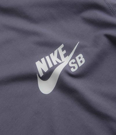 Nike SB Logo T-Shirt in Light Carbon
