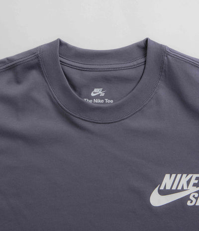 Nike SB Logo T-Shirt in Light Carbon