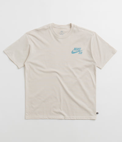 Nike SB Logo T-Shirt in Light Orewood Brown