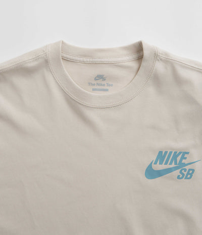 Nike SB Logo T-Shirt in Light Orewood Brown