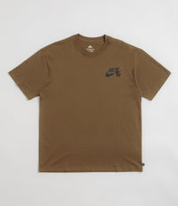 Nike SB Logo T-Shirt in Mosswood Brown