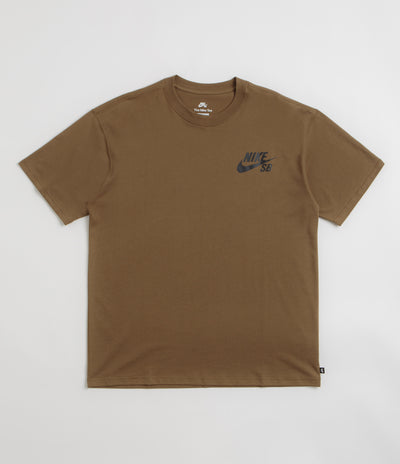 Nike SB Logo T-Shirt - Mosswood Brown