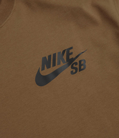 Nike SB Logo T-Shirt - Mosswood Brown