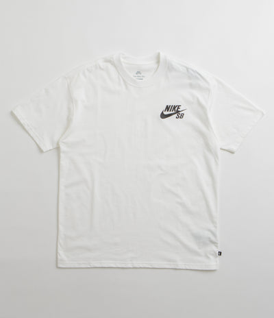 Nike SB Logo T-Shirt - White / Black / Black