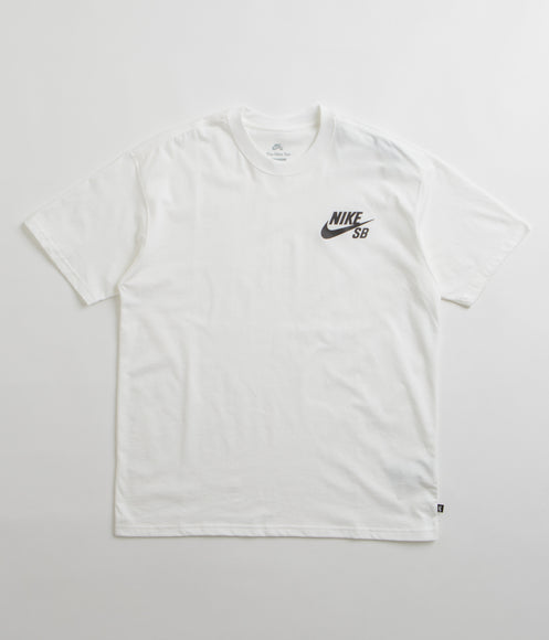Nike SB Logo T-Shirt - White / Black / Black