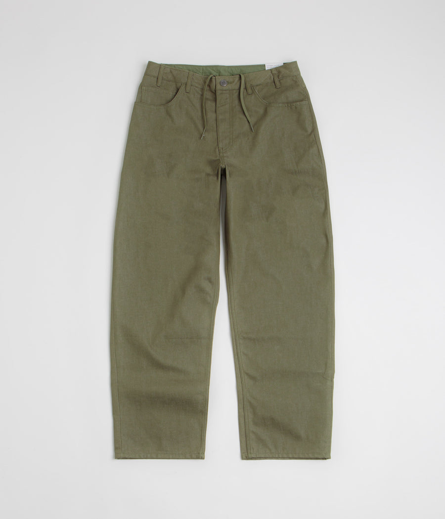 Nike SB Loose Denim Pants in Medium Olive