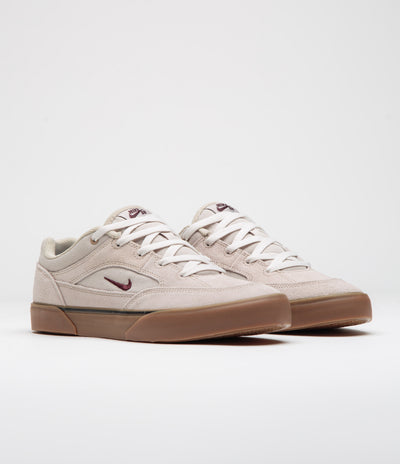 Nike SB Malor Shoes in Cream II and Burgundy Crush and Phantom