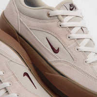 Nike SB Malor Shoes in Cream II and Burgundy Crush and Phantom thumbnail