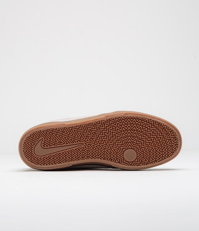 Nike SB Malor Shoes in Cream II and Burgundy Crush and Phantom