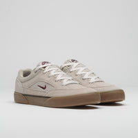 Nike SB Malor Shoes - Cream II / Burgundy Crush - Phantom thumbnail
