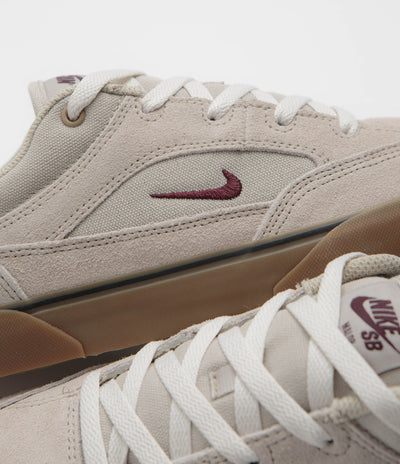 Nike SB Malor Shoes - Cream II / Burgundy Crush - Phantom