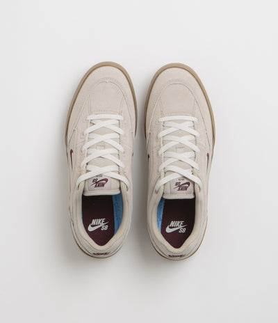 Nike SB Malor Shoes - Cream II / Burgundy Crush - Phantom