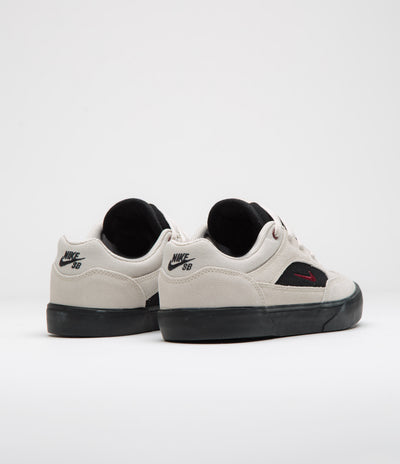 Nike SB Malor Shoes in Light Orewood Brown and Team Red and Black