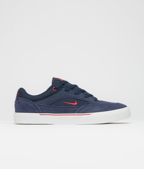 Nike SB Malor Shoes - Obsidian / Gym Red - Midnight Navy