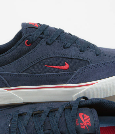 Nike SB Malor Shoes - Obsidian / Gym Red - Midnight Navy