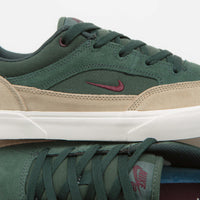 Nike SB Malor Shoes - Seaweed / Burgundy Crush - Khaki - Phantom thumbnail