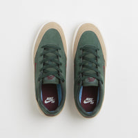 Nike SB Malor Shoes - Seaweed / Burgundy Crush - Khaki - Phantom thumbnail