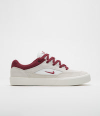 Nike SB Malor Shoes in Summit White and Team Red and Phantom - Sail