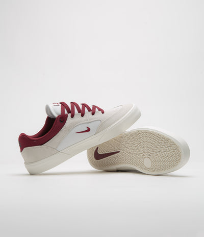 Nike SB Malor Shoes - Summit White / Team Red - Phantom - Sail