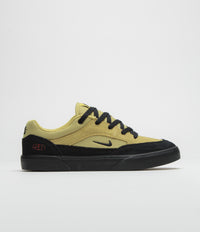 Nike SB Malor TE Shoes in Buff Gold and Black and Black - Cinnamon