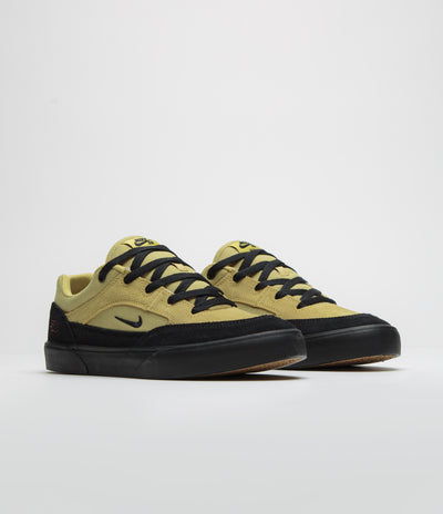 Nike SB Malor TE Shoes in Buff Gold and Black and Black - Cinnamon