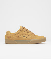 Nike SB Malor TE Shoes in Wheat and Black and Wheat - Gum Light Brown