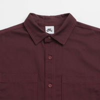 Nike SB New Essential Woven Shirt - Burgundy Crush / Platinum Violet thumbnail
