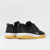 Nike SB Nyjah 3 Shoes - Black / White - Black - White thumbnail