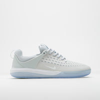 Nike SB Nyjah 3 Shoes in Pure Platinum and White and Pure Platinum - Volt thumbnail