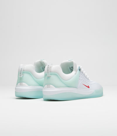 Nike SB Nyjah 3 Shoes - Skylight / University Red - Skylight - White