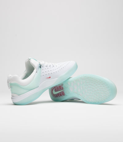Nike SB Nyjah 3 Shoes - Skylight / University Red - Skylight - White