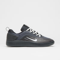 Nike SB Nyjah 4 Shoes - Black / White - Black - White thumbnail