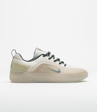 Nike SB Nyjah 4 Shoes in Desert Khaki and Dark Smoke Grey