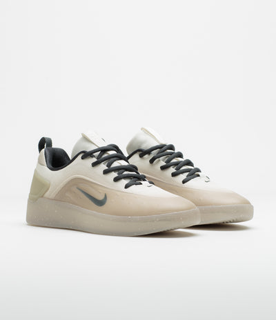 Nike SB Nyjah 4 Shoes in Desert Khaki and Dark Smoke Grey