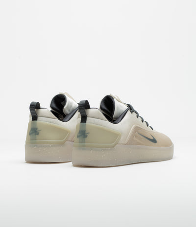 Nike SB Nyjah 4 Shoes in Desert Khaki and Dark Smoke Grey