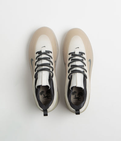 Nike SB Nyjah 4 Shoes in Desert Khaki and Dark Smoke Grey