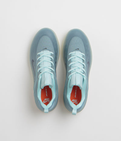 Nike SB Nyjah 4 Shoes - Glacier Blue / Black - Smokey Blue - Sail