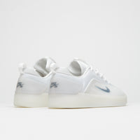 Nike SB Nyjah 4 Shoes in White and Black and White - Black thumbnail