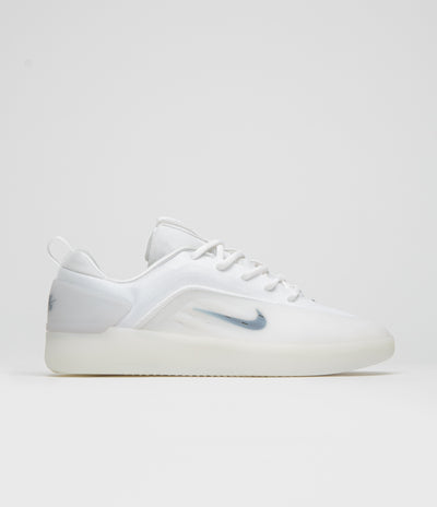 Nike SB Nyjah 4 Shoes - White / Black - White - Black