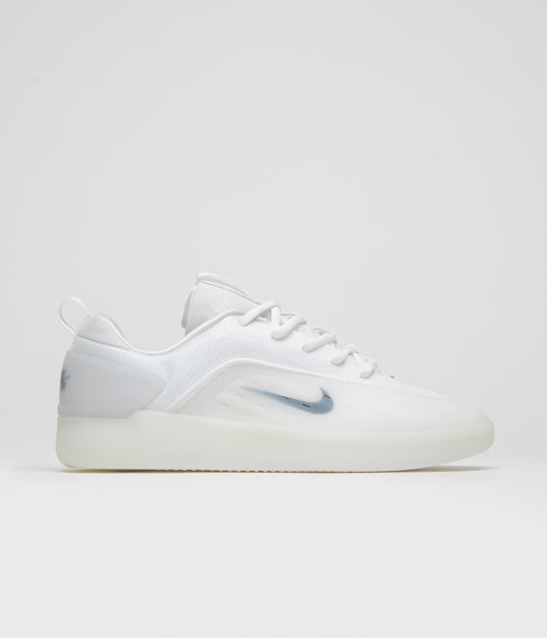 Nike SB Nyjah 4 Shoes - White / Black - White - Black