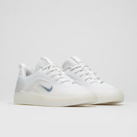 Nike SB Nyjah 4 Shoes - White / Black - White - Black thumbnail