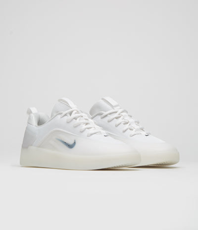 Nike SB Nyjah 4 Shoes - White / Black - White - Black