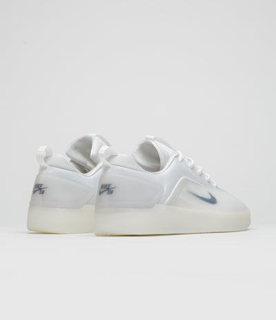 Nike SB Nyjah 4 Shoes - White / Black - White - Black